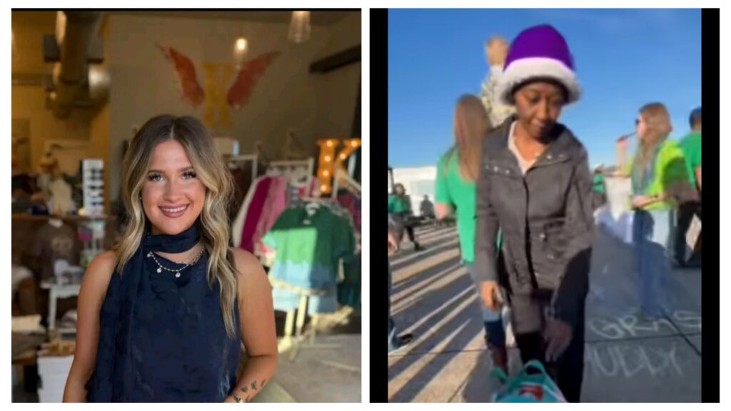 VIDEO: Georgee Katherine&nbsp; with Katelynn Tharp identified as the people who attacked La’precious Sha’Debra elderly mother at Mardi Gras parade