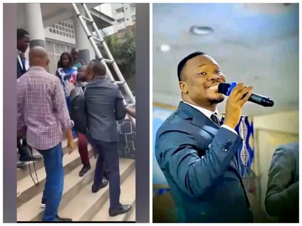 VIDEO: Congolese pastor, Dr David Balanganayi, seen beating a female patient who just put to birth in Kinkole hospital