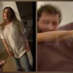 VIDEO: Moment Taylor Frankie Paul picked up a chair while fighting her babydaddy, Dakota Mortensen