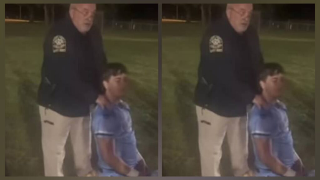VIDEO: Eyewitness said Pee Dee Academy student stomped on SRO, GEORGE EDDIE PAGE, foot with his cleats in Marion County