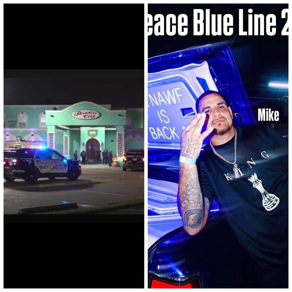 VIDEO: Suspect fled after Blue Line 281 was shot dead while partying with his wife at Paradise City Gentleman club