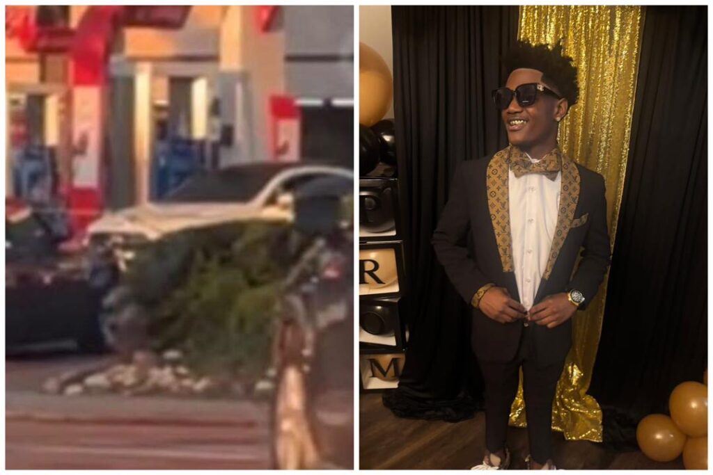 Suspects escaped in a black Benz GLK after they shot LD dead after prom on Shelby Dr & Elvis