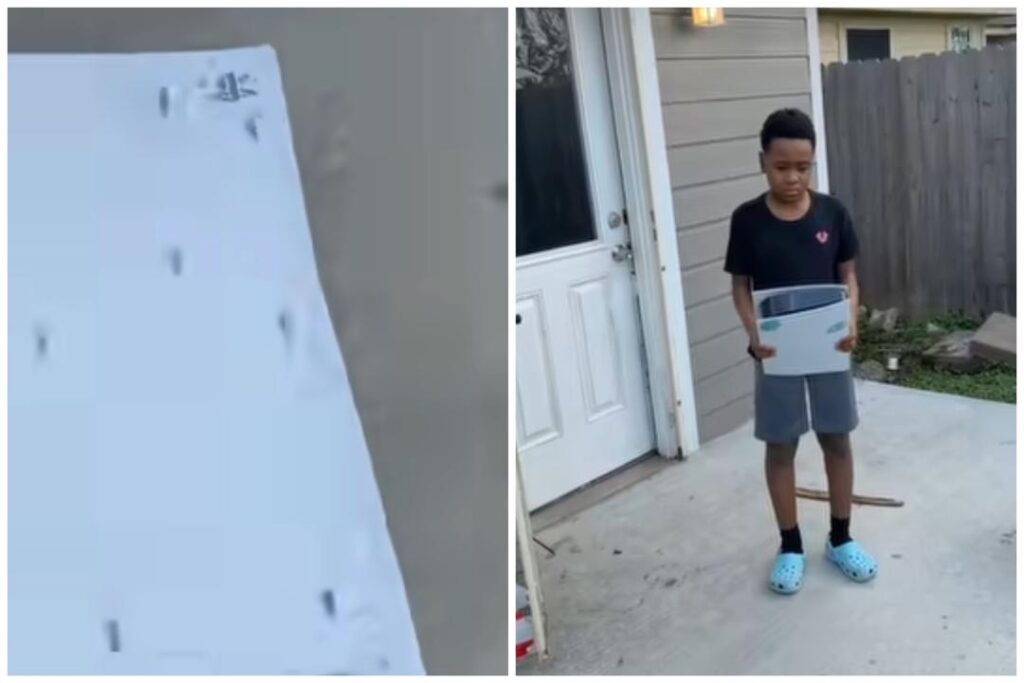 VIDEO: Mother, Sunshine Burton, made her son break his Playstation 5 over a cat