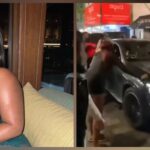 VIDEO: Klaudiaglam is currently at the hospital after being rammed into by RielleUK with her Mercedes Benz in Mayfair club