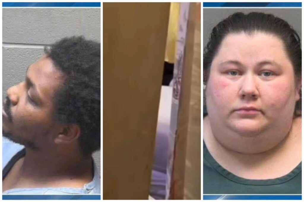 VIDEO: Pippen Heather Michelle with partner, Stephanas Golden Countee, arrested with 7 charges after beating up an autistic girl