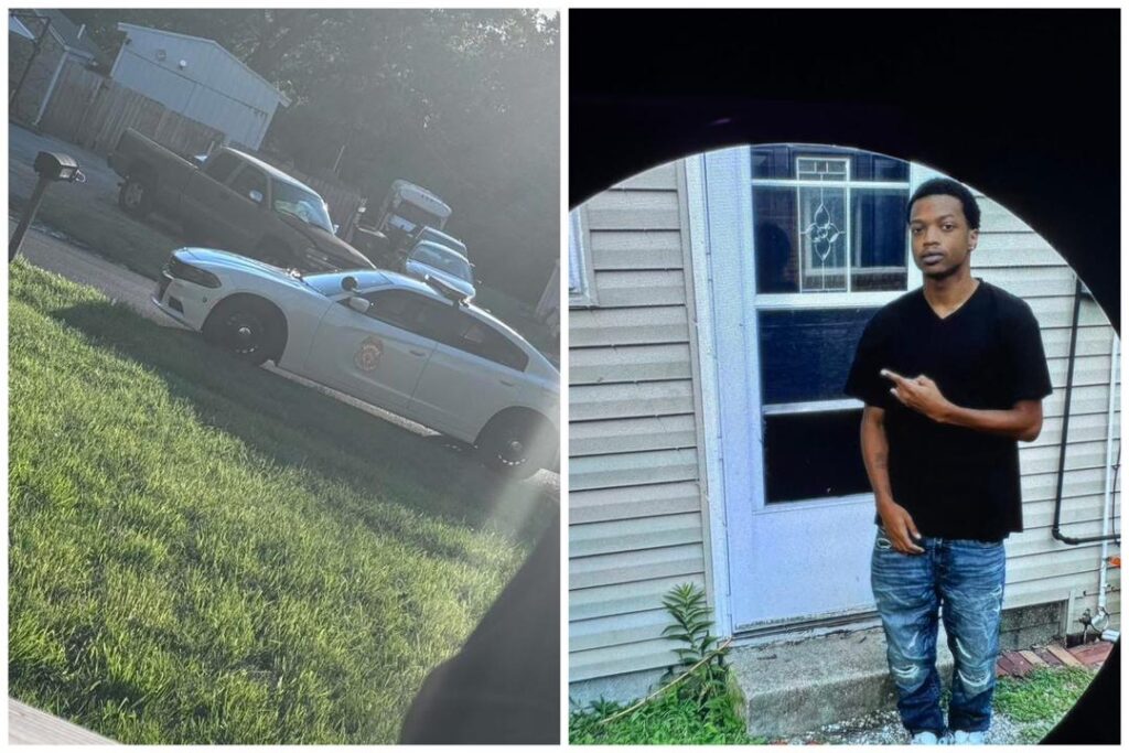 Police are currently at Morgan Miles Momo house after texting Ericka daughter
