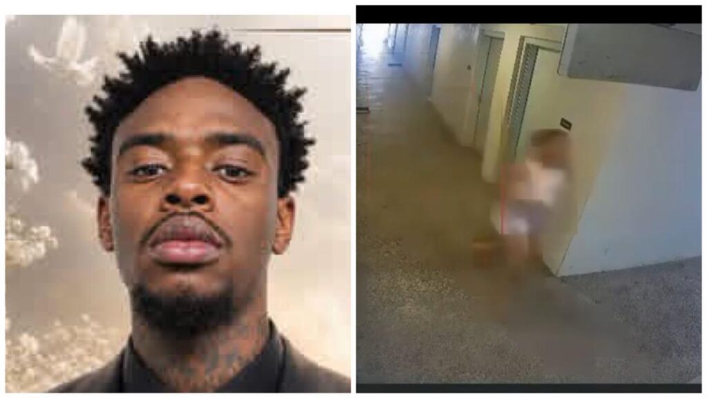 VIDEO: CCTV footage showed Suspect, Antwan Carter, turned off smoke detector as sister ran out after he killed brothers, Jaheim Pierre and Gianni