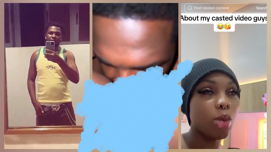 VIDEO: Young guy seen eating Pearl Winny toto in viral leaked