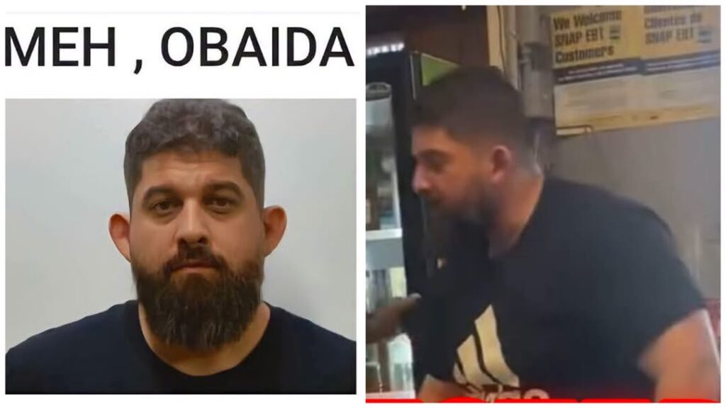 Suspect, Nijmeh Obaida, arrested, after his incident with a woman over cookies and wrong pickup order at 6 Stars Quick Stop on Old Missouri Avenue, Cahokia