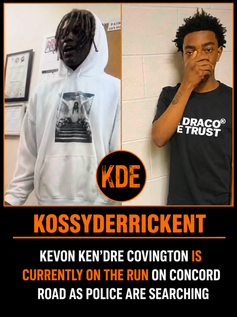 Kevon Ken’Dre Covington is currently on the run on Concord road as police are searching