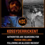 Authorities are searching for Frayan Orellana following an alleged incident involving a horse in Odessa, Texas