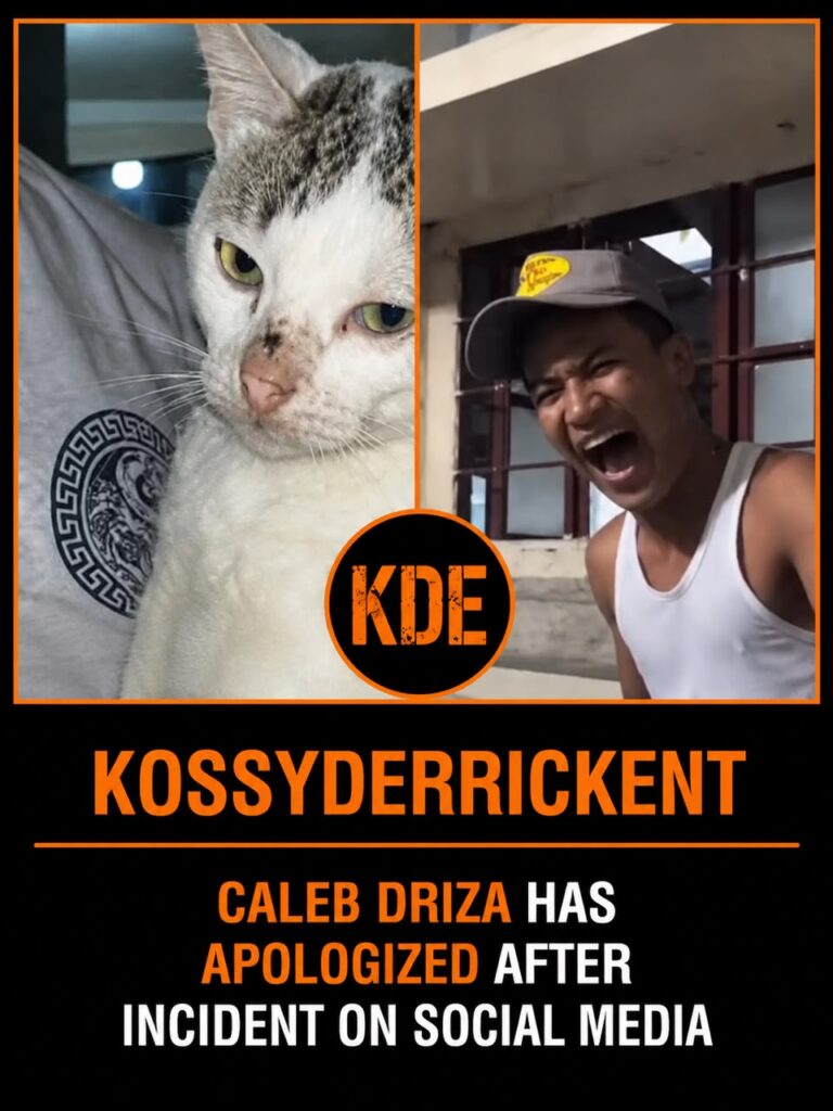 Caleb Driza has apologized after incident on social media