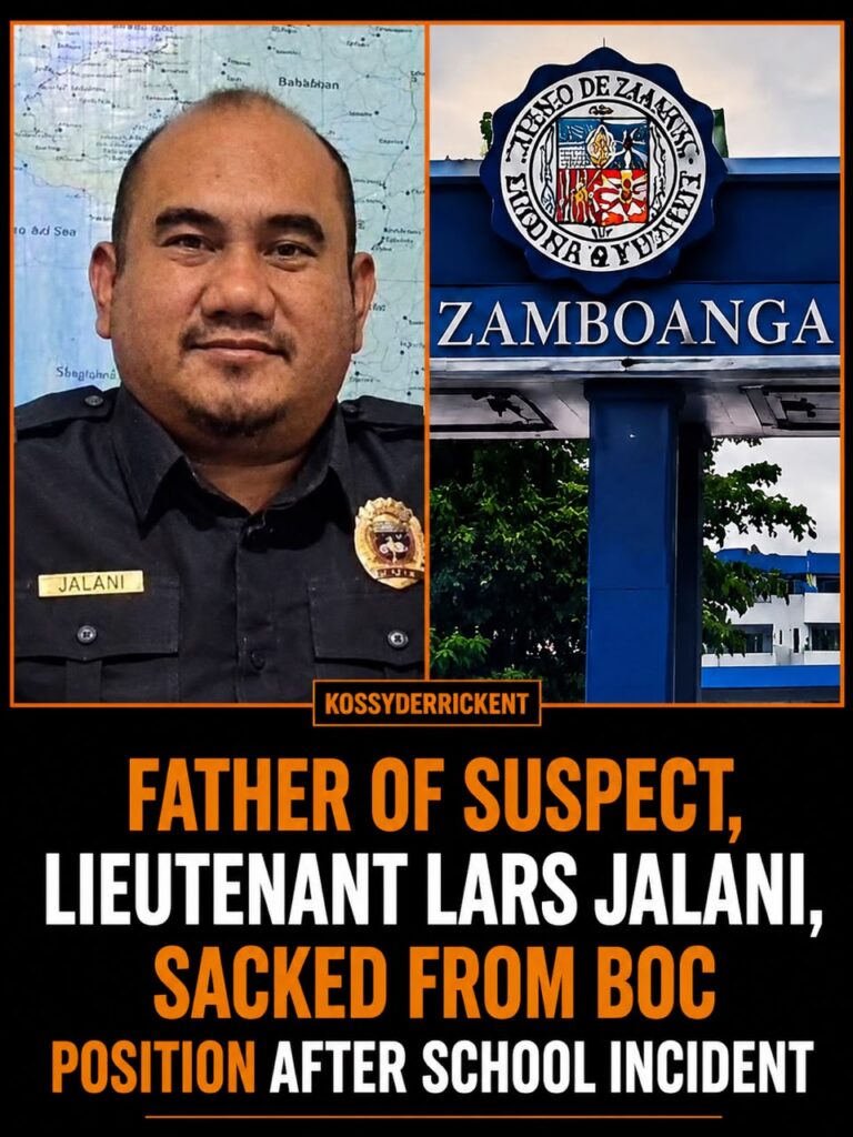 Father of suspect, Lieutenant Lars Jalani, sacked from BOC position after school incident
