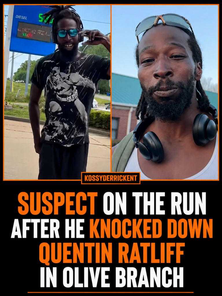 Suspect on the run after he knocked down Quentin Ratliff in Olive Branch