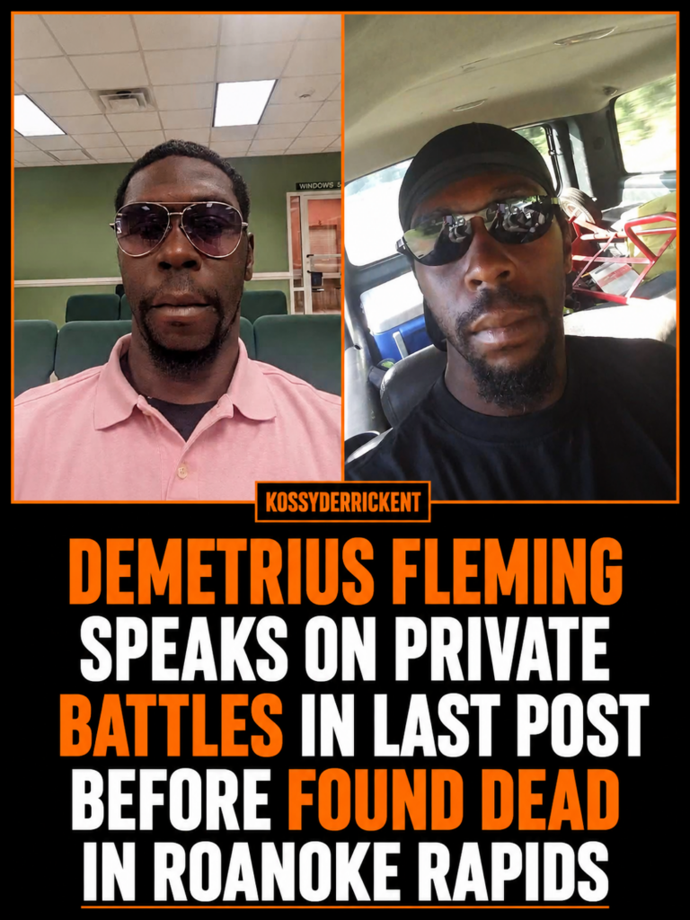 Demetrius Fleming speaks on private battles in last post before found dead in Roanoke Rapids