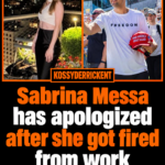 Sabrina Messa has apologized after she got fired from work