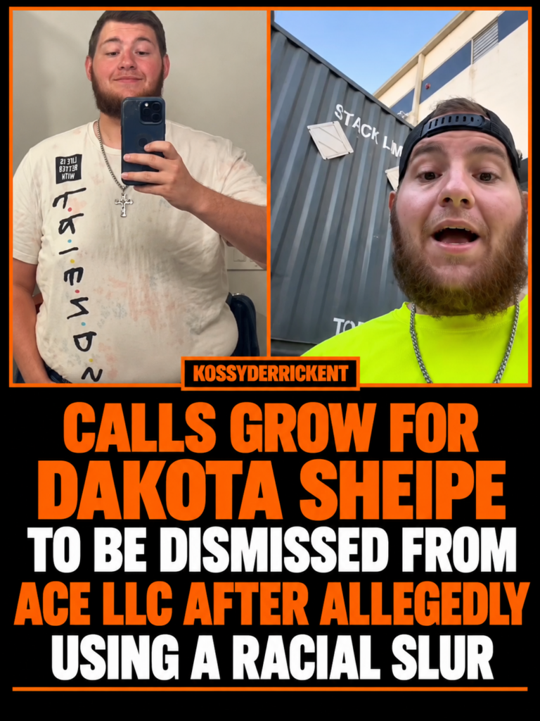 Call for Dakota Sheipe to dismisses from Ace LLC after use of N-word