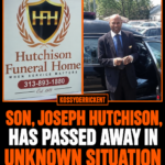 Son, Joseph Hutchison, has passed away in unknown situation&nbsp;