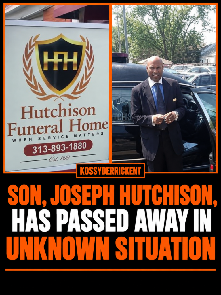 Son, Joseph Hutchison, has passed away in unknown situation 