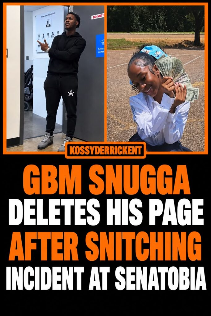 GBM Snugga deletes his page after snitching incident at Senatobia