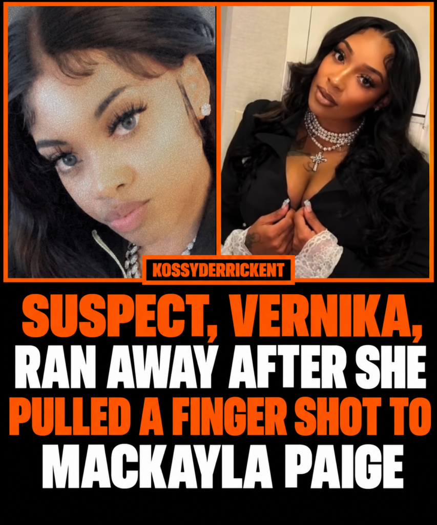 Suspect, Vernika, ran away after she pulled a finger shot to Mackayla Paige