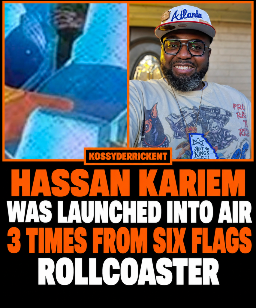 Hassan Kariem was launched into air 3 times from Six Flags rollcoaster