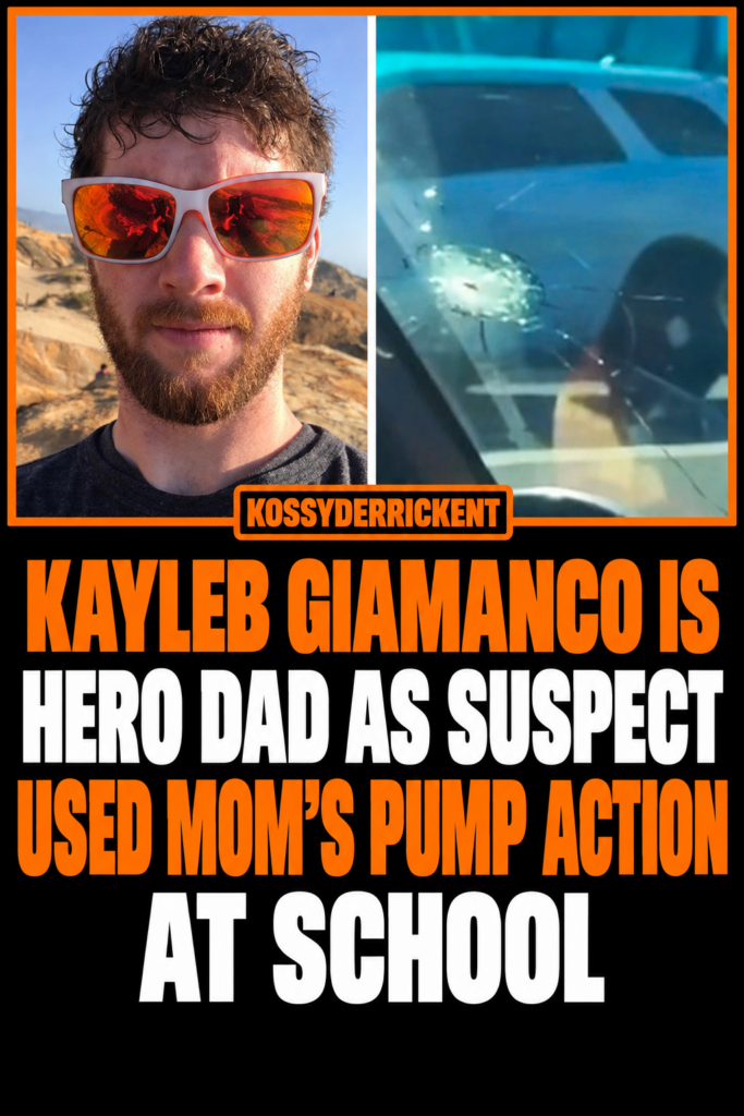 Kayleb Giamanco Is hero dad as suspect used mom’s pump action at school 